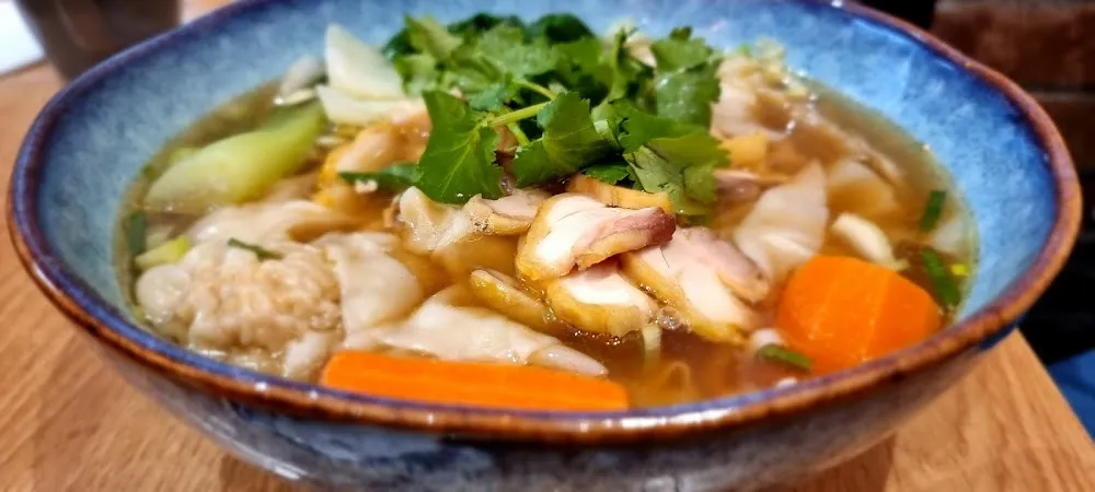 Pork Dumplings Soup